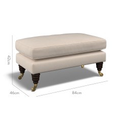 furniture bliss footstool cosmos stone plain dimension