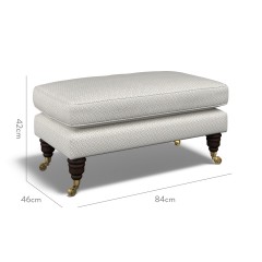 furniture bliss footstool jina dove weave dimension