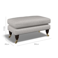 furniture bliss footstool kalinda dove plain dimension