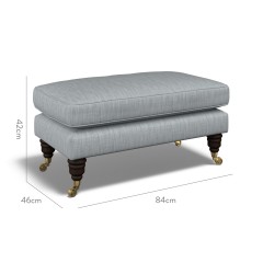 furniture bliss footstool kalinda mineral plain dimension