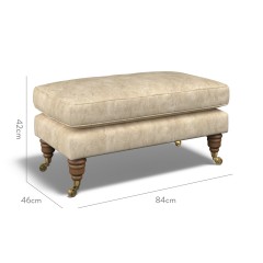 furniture bliss footstool namatha stone print dimension