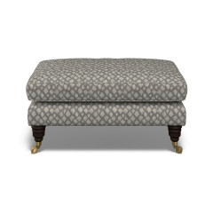 furniture bliss footstool nia charcoal weave front