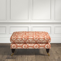 furniture bliss footstool nubra apricot print lifestyle