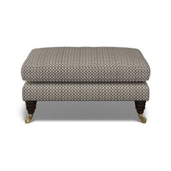 furniture bliss footstool sabra charcoal weave front