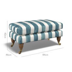 furniture bliss footstool tassa grande ocean print dimension