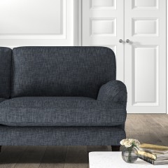 furniture bliss medium sofa kalinda indigo plain lifestyle