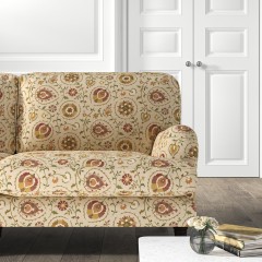furniture bliss medium sofa shimla spice print lifestyle