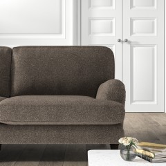 furniture bliss medium sofa yana espresso weave lifestyle