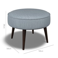 furniture brancaster footstool amina denim plain dimension