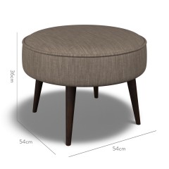 furniture brancaster footstool amina espresso plain dimension