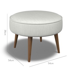 furniture brancaster footstool amina mineral plain dimension