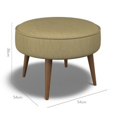 furniture brancaster footstool amina moss plain dimension