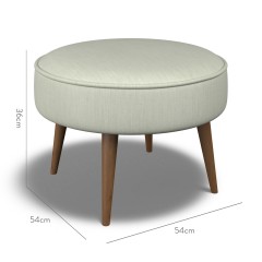 furniture brancaster footstool amina sage plain dimension