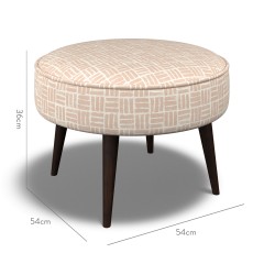 furniture brancaster footstool atlas rose print dimension
