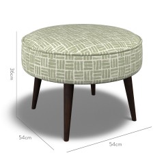 furniture brancaster footstool atlas sage print dimension