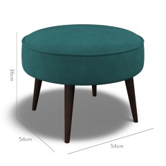 furniture brancaster footstool cosmos jade plain dimension