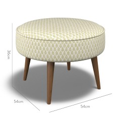 furniture brancaster footstool folia moss print dimension