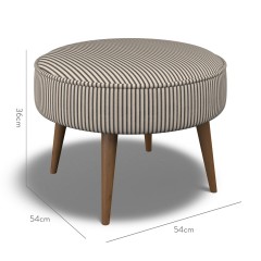 furniture brancaster footstool jovita charcoal weave dimension