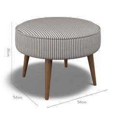 furniture brancaster footstool jovita indigo weave dimension