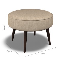 furniture brancaster footstool kalinda sand plain dimension