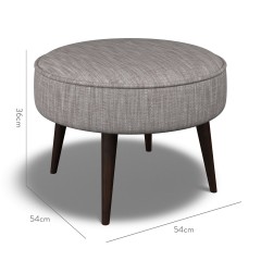 furniture brancaster footstool kalinda taupe plain dimension