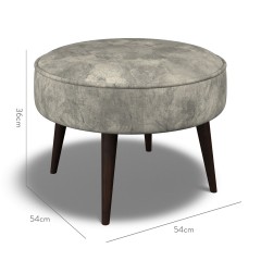 furniture brancaster footstool namatha charcoal print dimension