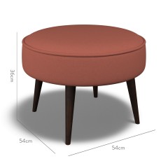 furniture brancaster footstool shani cinnabar plain dimension