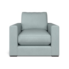 furniture cloud chair amina azure plain front