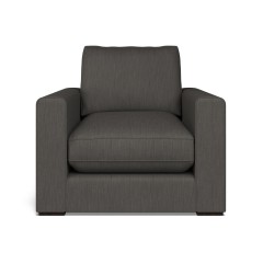 furniture cloud chair amina charcoal plain front