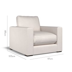 furniture cloud chair amina dove plain dimension