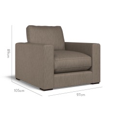 furniture cloud chair amina espresso plain dimension