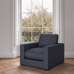 furniture cloud chair amina indigo plain lifestyle
