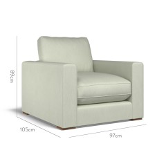 furniture cloud chair amina sage plain dimension
