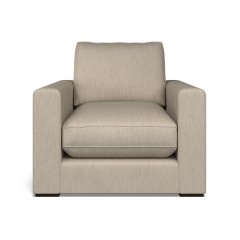 furniture cloud chair amina taupe plain front