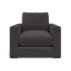 furniture cloud chair cosmos charcoal plain front