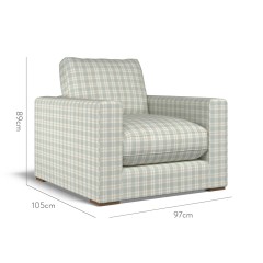 furniture cloud chair kali mineral weave dimension