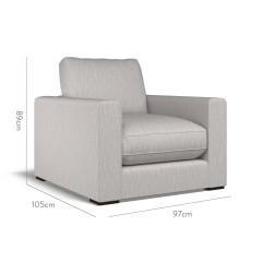 furniture cloud chair kalinda dove plain dimension