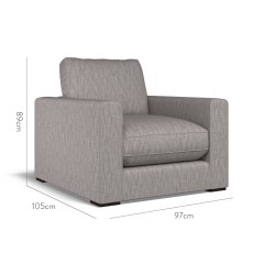 furniture cloud chair kalinda taupe plain dimension