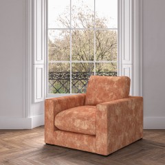 furniture cloud chair namatha rust print lifestyle