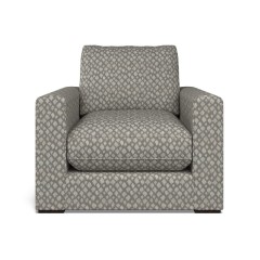 furniture cloud chair nia charcoal weave front