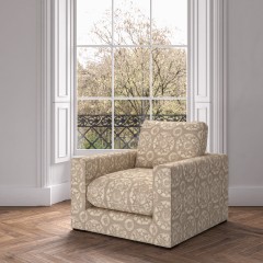 furniture cloud chair nubra linen print lifestyle