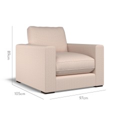 furniture cloud chair sabra blush weave dimension