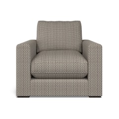 furniture cloud chair sabra charcoal weave front