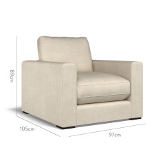 furniture cloud chair safara stone weave dimension