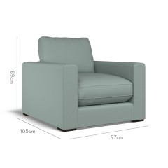 furniture cloud chair shani sea glass plain dimension