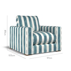 furniture cloud chair tassa grande ocean print dimension