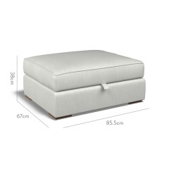 furniture cloud storage footstool amina mineral plain dimension