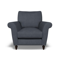furniture ellery chair amina indigo plain front