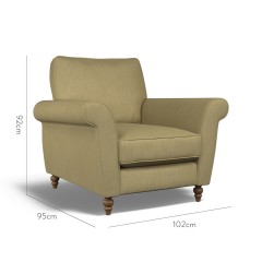 furniture ellery chair amina moss plain dimension