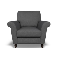 furniture ellery chair bisa charcoal plain front